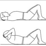 Posilování přímého břišního svalu (horní část)