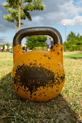 Činka na kettlebell..