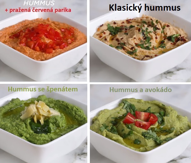 Hummus se dá jíst na mnoho různých způsobů.