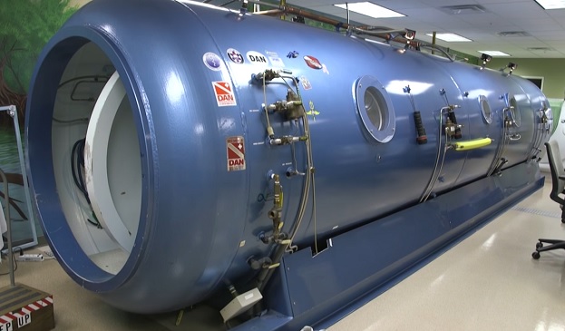 Takto může vypadat hyperbarická kyslíková komora.