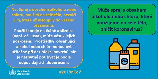 COVID-19 a alkoholové čističe