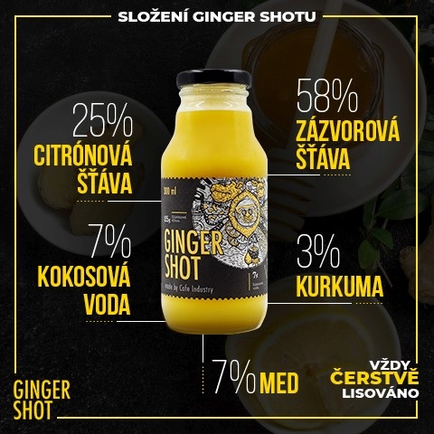 Unikátní složení Ginger Shotu