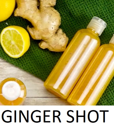 Recept na ginger shot